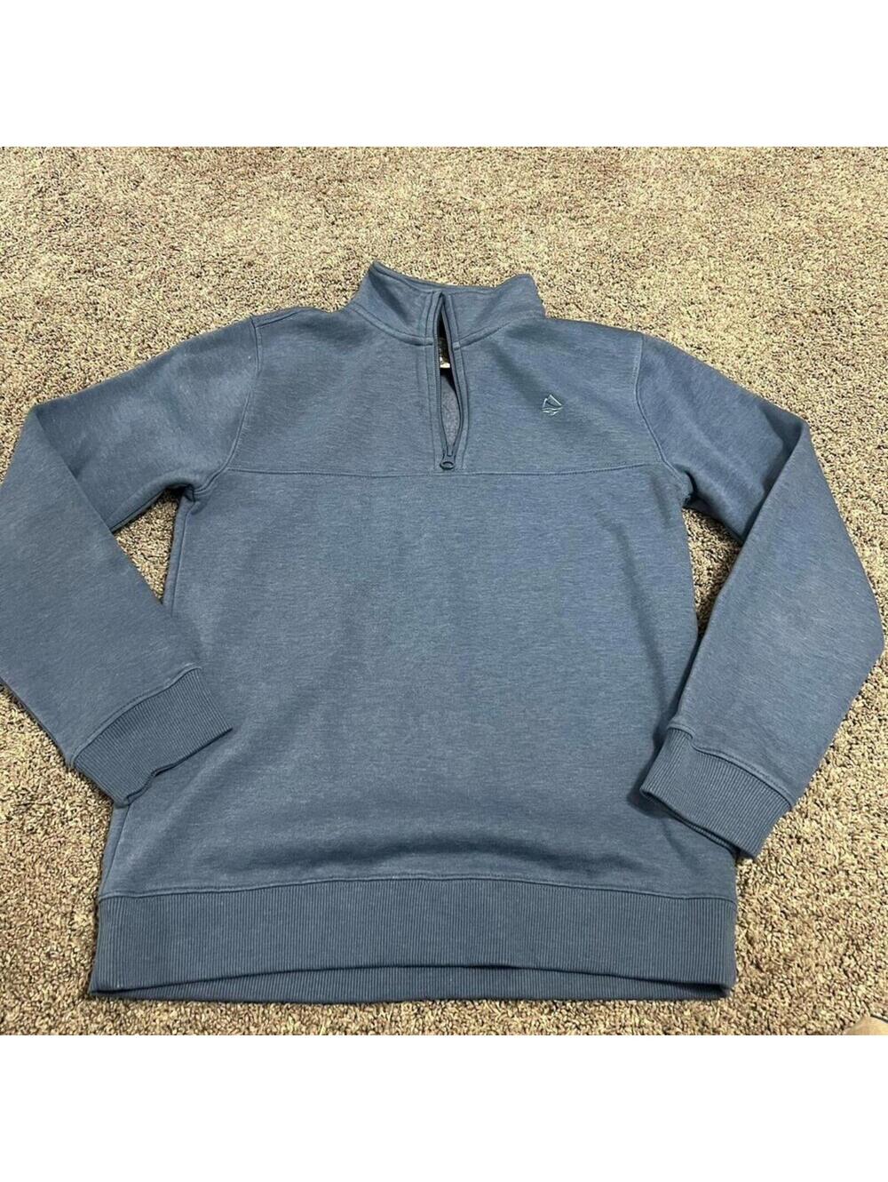 Ocean Coast Boy's Youth Blue 1/4 Zip Pullover size Medium